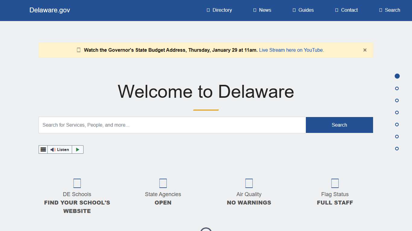Delaware.gov - Official Website of the State of Delaware